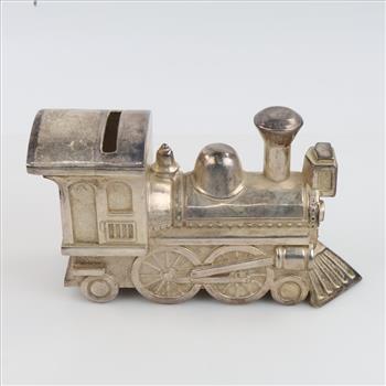 Metal Train Coin Bank