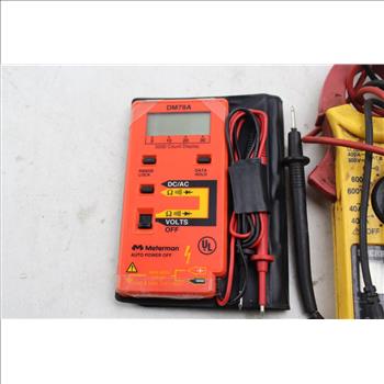 Meterman DM78A Digital Multi-Meter & Sperry DSA-500 Clamp Meter; 2 Pieces