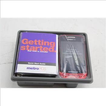 MetroPCS - Samsung Admire No-Contract Cell Phone - Red