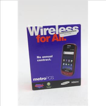 MetroPCS - Samsung Admire No-Contract Cell Phone - Red