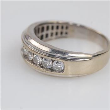 MG Worldwide 14kt White Gold Diamond Ring