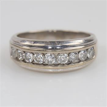 MG Worldwide 14kt White Gold Diamond Ring