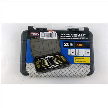 Mibro 26 Piece Tap Die & Drill Set