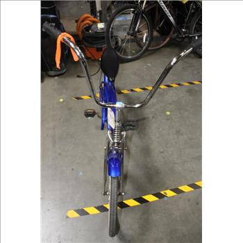 Micargi Blue And Chrome Cruiser With Black Seat
