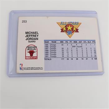 Michael Jordan NBA Hoops All-Star 1991