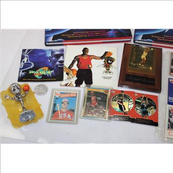Michael Jordan Space Jam Books, Trading Cards And Other
