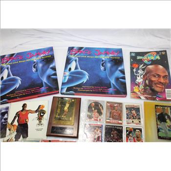 Michael Jordan Space Jam Books, Trading Cards And Other