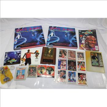 Michael Jordan Space Jam Books, Trading Cards And Other