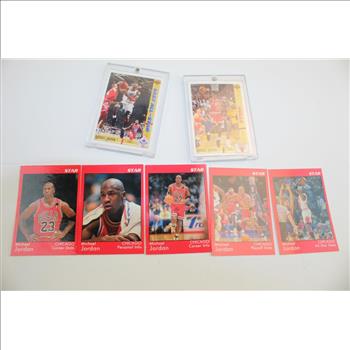 Michael Jordan Trading Cards 7 Items Total