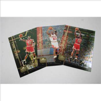 Michael Jordan Upper Deck Card, 6 Pieces