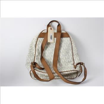 Michael Kors Abbey Backpack, White