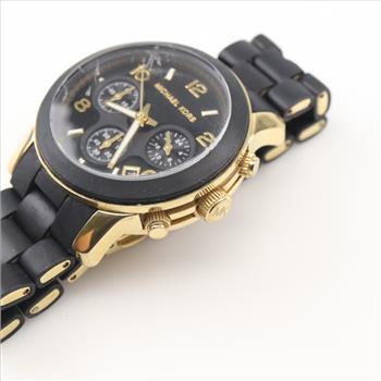 Michael Kors Black Catwalk Chronograph Watch