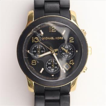 Michael Kors Black Catwalk Chronograph Watch