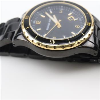 Michael Kors Black Stainless Steel Watch