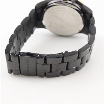 Michael Kors Black Stainless Steel Watch