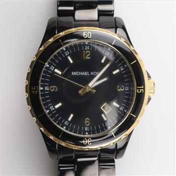 Michael Kors Black Stainless Steel Watch