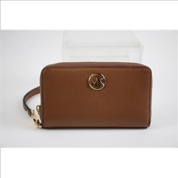 Michael Kors Brown Leather Hand Wallet