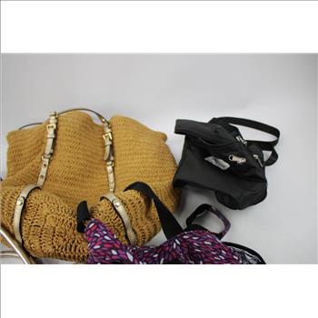 Michael Kors, Champion, Imoshion And More Handbags, Totes, And Lunchbags, 8 Pieces
