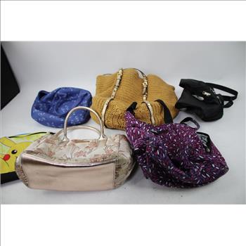 Michael Kors, Champion, Imoshion And More Handbags, Totes, And Lunchbags, 8 Pieces