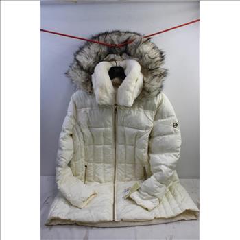 Michael Kors Cream Puffer Jacket, Size 2XL, 1 Piece Count