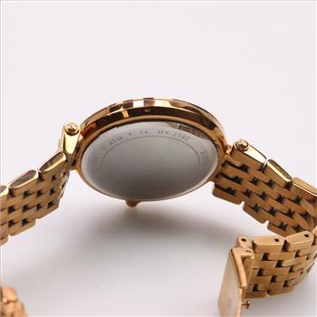 Michael Kors Darci Pave Rose Gold Tone Watch