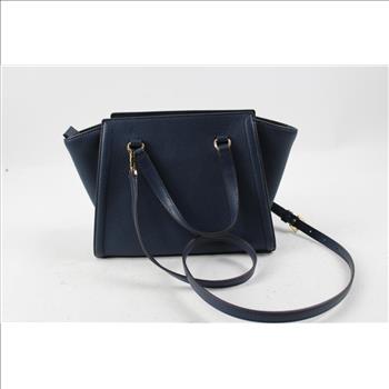 Michael Kors Freya Small Satchel, Navy Blue