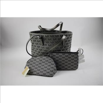 Michael Kors Jet Set Medium Pocket Tote Bag With Pouch Bags, Gray