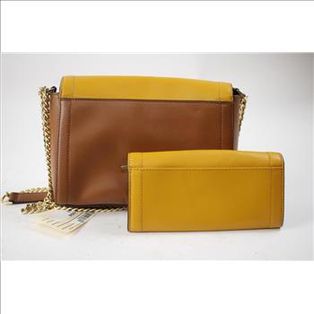 Michael Kors Kinsley Flap Bag With Matching Wallet