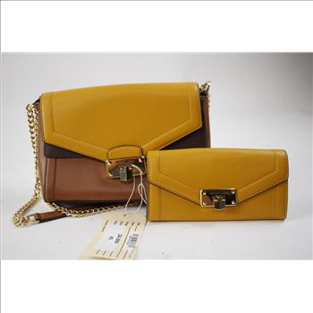 Michael Kors Kinsley Flap Bag With Matching Wallet