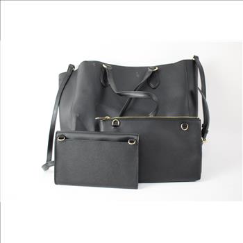 Michael Kors Leather Handbag Purse With Matching Handbags