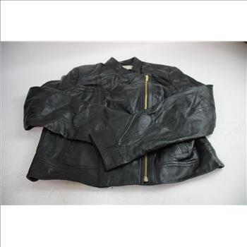 Michael Kors LEather Jacket, Size Medium, Black