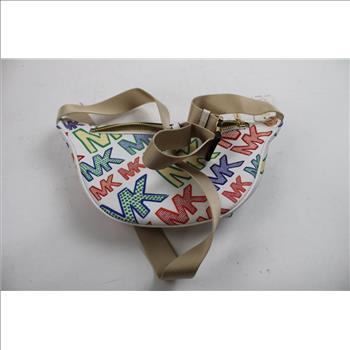 Michael Kors Multicolored Waistpack, Travel Graphic Wallet, 2 Pieces