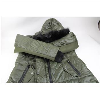 Michael Kors Olive Puffer Jacket, Large