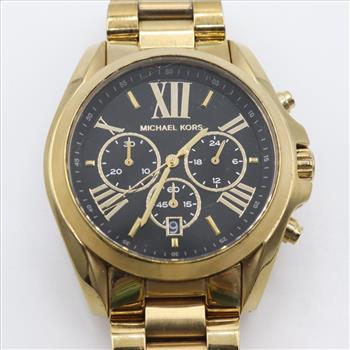 Michael Kors Oversized Bradshaw Gold-tone Watch