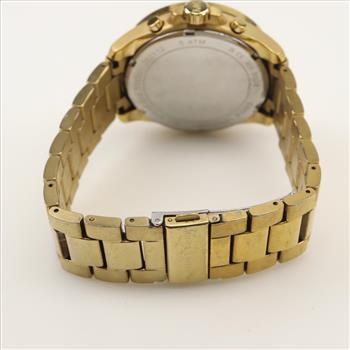 Michael Kors Oversized Wren Pave Gold-tone Watch