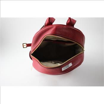 Michael Kors Red Leather Mini Backpack