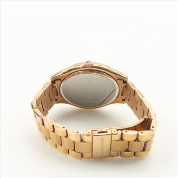 Michael Kors Rose Slim Runway Purple Dial Watch