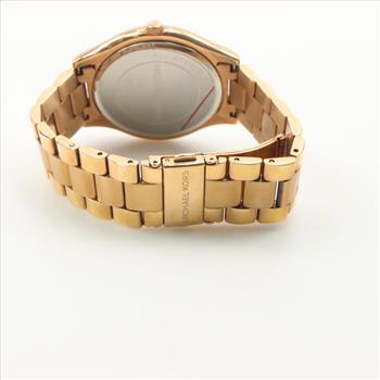 Michael Kors Rose Slim Runway Purple Dial Watch