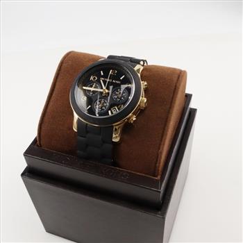 Michael Kors Runway Black Chronograph Watch