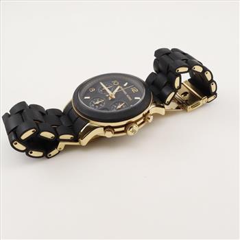 Michael Kors Runway Black Chronograph Watch