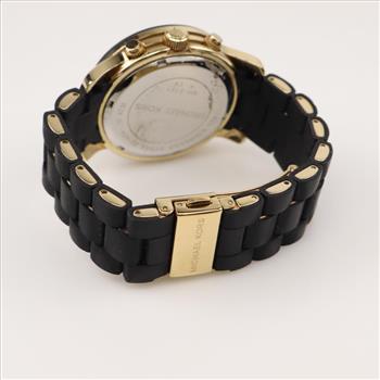 Michael Kors Runway Black Chronograph Watch