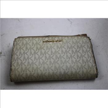 Michael Kors Signature Logo Smartphone Wallet, Dji Microphone, & Apple Earbuds 3 Pieces