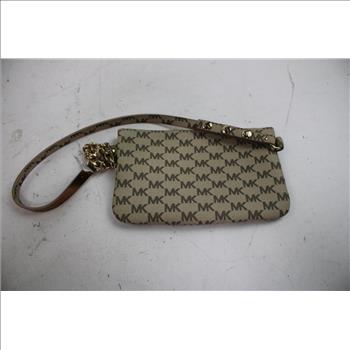 Michael Kors Signature Tan/Brown Handbag With Matching Wallet