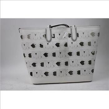 Michael Kors White Handbag, 2 Pieces