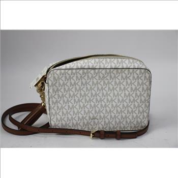 Michael Kors White/Pink Crossbody Handbag