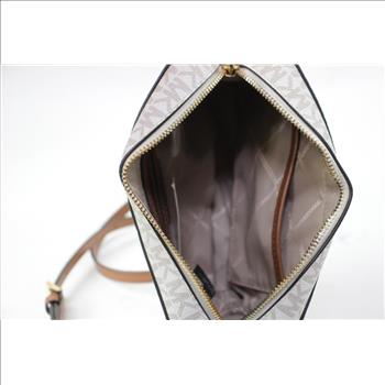 Michael Kors White/Pink Crossbody Handbag