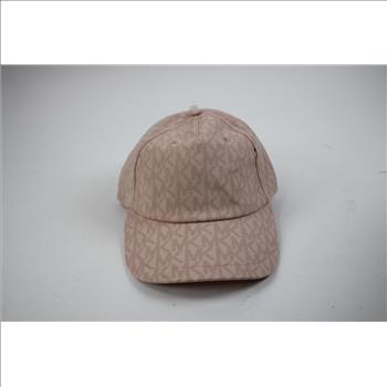 Michael Kors Women's Signature Monogram Adjustable Pink Hat