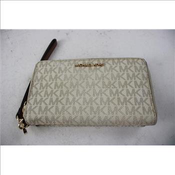 Michael Kors Women's Wallet, Brown/Cream