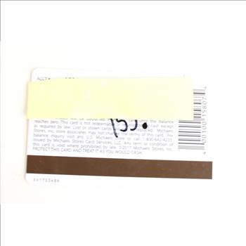 Michaels Return Card, $155.48