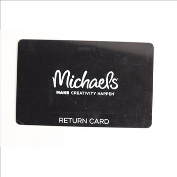 Michaels Return Card, $155.48